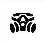 Set icons of personal protective equipment isolated on white. This illustration - EPS10 vector file.